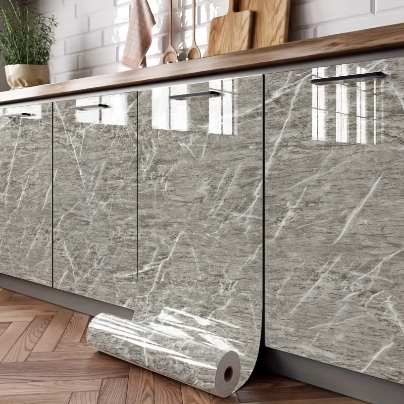 Peel & Stick Marble - Waterproof, Oil-Resistant PVC Wallpaper