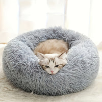 A Cozy Cat Bed - Filled with Polyester, Featuring a Non-Slip Design