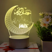 Enchanting Moon & Star Palace 3D Night Light