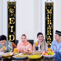 Door Banner Ramadan & Eid Mubarak Door Banner - 3pcs Set