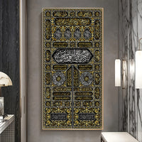 Islamic Calligraphy Canvas Art Print Poster - Contemporary Glam Religious Wall Decor