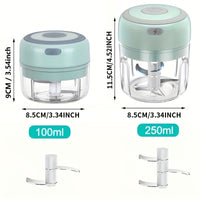 3.38/8.450Z USB Electric Mini Garlic Chopper