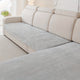 Modern Chenille Sofa Protection Pad 2pc Set – Pet Friendly, Non-Slip, Scratch Resistant – Machine Washable Polyester Sofa Covers for Armchair, Loveseat, 3-Seater, 4-Seater and Sectional Sofas