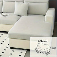 Modern Stretch Sofa Slipcovers - 1 Piece Polar Fleece Fabric Couch Protector, Machine Washable Sofa Cover, Fits Armchair to 4-Seater Sectional, Pet & Kid Friendly Furniture Protection