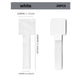 Polyamide Cable Ties with Self-Adhesive Backing - 20-Pack