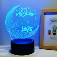 Enchanting Moon & Star Palace 3D Night Light