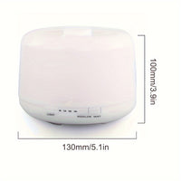 1pc 500ml/17.6oz Aromatherapy Humidifier with Remote Control and LED Light for Home - Enhance Your Mood and Health with Essential Oils