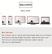 Modern 3D Wave Pattern Non-Adhesive Wallpaper