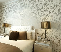 Classic European 3D Stereoscopic Relief Non-woven Wallpaper