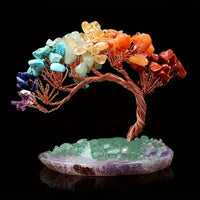 1pc Natural Crystal 7 Chakra Money Tree Crystal Tree