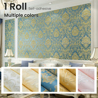 Luxury 3D Textured Self-Adhesive Vinyl Wallpaper