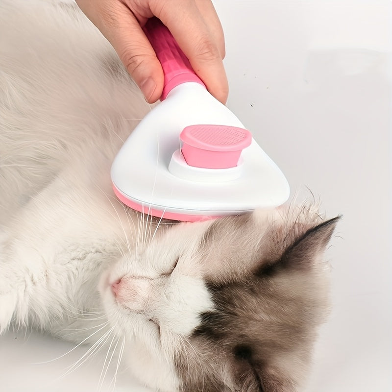 A cat comb, hair removal, floating hair cleaner, one-click hair removal