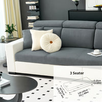 Modern Stretch Sofa Slipcovers - 1 Piece Polar Fleece Fabric Couch Protector, Machine Washable Sofa Cover, Fits Armchair to 4-Seater Sectional, Pet & Kid Friendly Furniture Protection