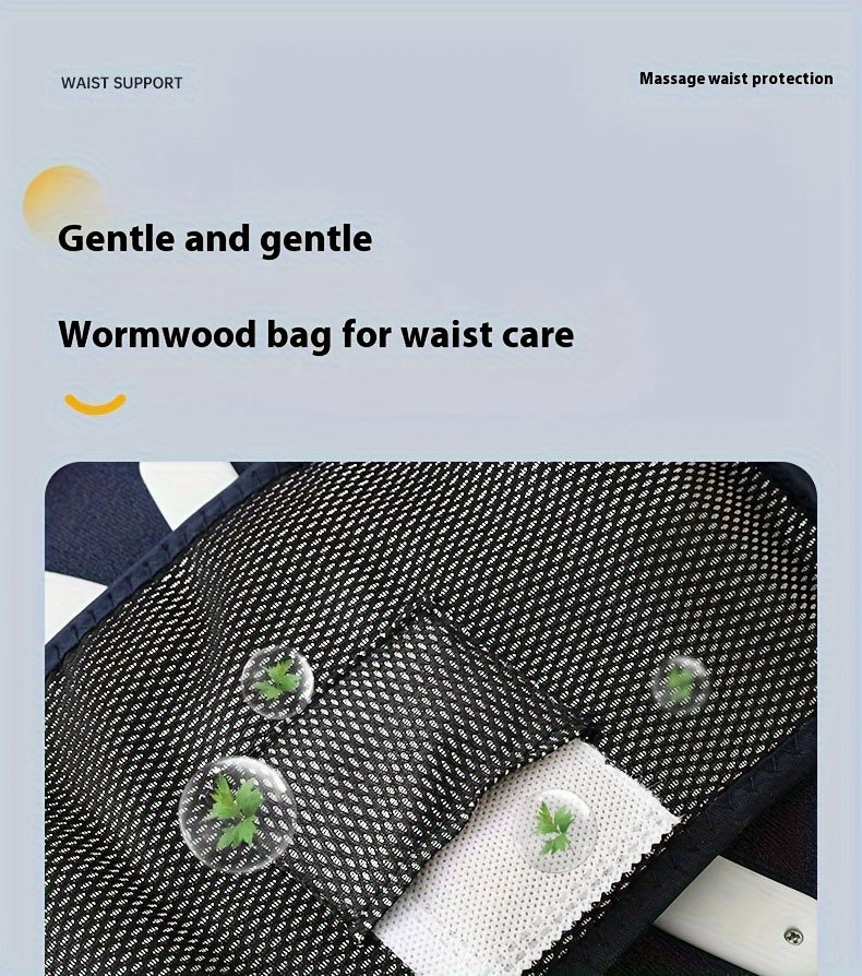 Portable Waist Massager with 3-Level Temperature Control & Intensity Adjustment, USB Fast Charging, Detachable Full Body Massage, Long Battery Life, LED Display – Ideal for Home and Office Use