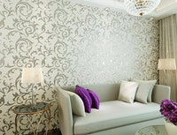 Classic European 3D Stereoscopic Relief Non-woven Wallpaper