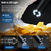 NEEWER 18mm 2X Macro Probe Lens with 17mm Thread for Phone Cage/Phone Case with 17mm Lens Adapter for iPhone Samsung