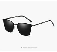 Men's Sunglasses New Arrival Square Polarized Sunglasses Metal Driver Night Vision Goggles Sunglasses
