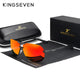 KINGSEVEN 2024 BRAND DESIGN New Polarized Rimless Sunglasses Men Women Driving Pilot Frame Sun Glasses Male Goggle UV400