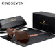 KINGSEVEN 2024 BRAND DESIGN New Polarized Rimless Sunglasses Men Women Driving Pilot Frame Sun Glasses Male Goggle UV400