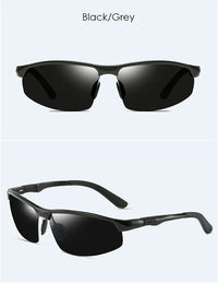 Men's aluminum magnesium sunglasses  driving color changing polarizer 3121