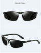 Men's aluminum magnesium sunglasses  driving color changing polarizer 3121