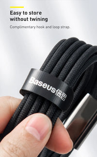 Baseus 3 in 1 USB Cable - Fast Charging USB Type C