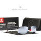 KDEAM Rimless Oval Men's Sunglasses Polarized TR90 Material Frame TAC Polarization Lense Soft Rubber Foot Cover