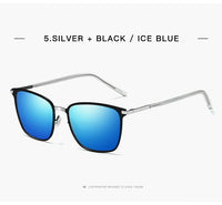 Men's Sunglasses New Arrival Square Polarized Sunglasses Metal Driver Night Vision Goggles Sunglasses