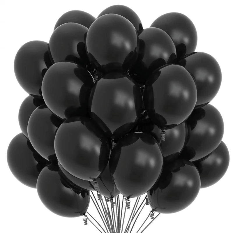 10/20pcs Gold Black Pink Latex Balloons Birthday Party Decorations Adult Wedding Decorations Helium Globos Baby Shower Ballon