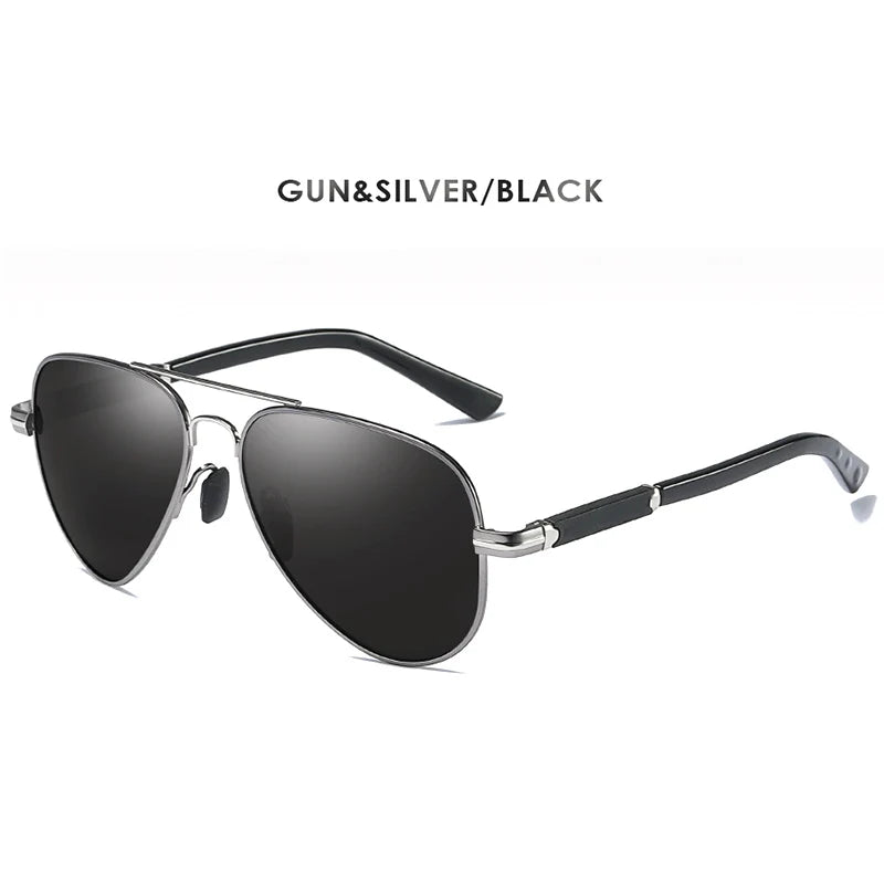 LIOUMO Top Quality Aviation Photochromic Sunglasses Polarized Men Chameleon Sun Glasses Women Anti-glare Driving Oculos De Sol