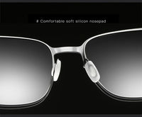 Men's Sunglasses New Arrival Square Polarized Sunglasses Metal Driver Night Vision Goggles Sunglasses