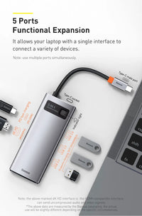 Baseus USB C HUB - USB 3 Type C Multi HUB