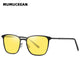 Men's Sunglasses New Arrival Square Polarized Sunglasses Metal Driver Night Vision Goggles Sunglasses