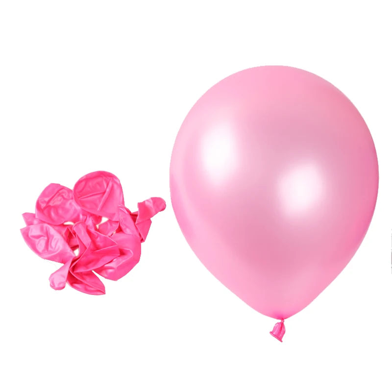 10pcs/lot Red Pink White Heart Latex Helium Balloons Birthday wedding party decoration Supplies Adult Wedding Valentine's Day