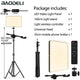 LED Fill Lamp Video Light Panel Bi-color 2700k-5700k Photography Lighting Live Stream Photo Studio Light With Stand EU Plug