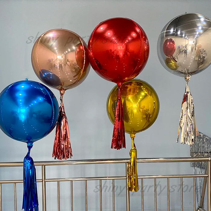 10-32inch 4D Foil Baloons Gold Silver Birthday Party Decoration Wedding Baloon Anniversaire Air Globos Babyshower Decrations