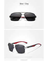 KINGSEVEN Aluminum Men's Sunglasses Polarized Lens Brand Design Temples Sun glasses Coating Mirror Glasses Oculos de sol 7719