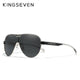 KINGSEVEN New Oversized Sunglasses Men And Women Polarized Mirror Lens Goggles UV Protection Men's Glasses Stainless Steel N7762