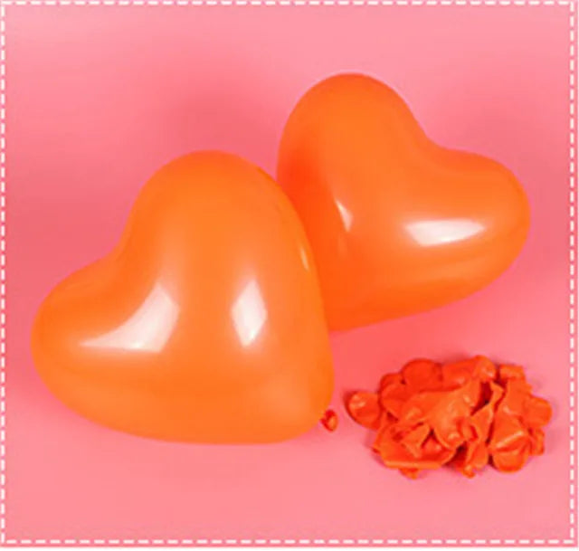 10pcs/lot Red Pink White Heart Latex Helium Balloons Birthday wedding party decoration Supplies Adult Wedding Valentine's Day