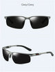 Men's aluminum magnesium sunglasses  driving color changing polarizer 3121