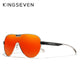 KINGSEVEN New Oversized Sunglasses Men And Women Polarized Mirror Lens Goggles UV Protection Men's Glasses Stainless Steel N7762