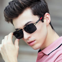 KINGSEVEN Aluminum Men's Sunglasses Polarized Lens Brand Design Temples Sun glasses Coating Mirror Glasses Oculos de sol 7719