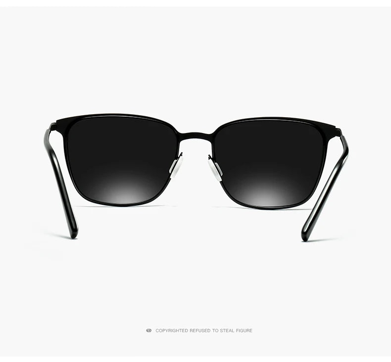 Men's Sunglasses New Arrival Square Polarized Sunglasses Metal Driver Night Vision Goggles Sunglasses