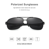 KINGSEVEN New Aluminum Men Fashion Sun Glasses Travel Driving Male Eyewear Oculos  band sunglasses N7188