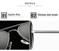 Myopia sunglasses diopter Polarized oversize prescription aviation sun glasses for nearsighted men women SPH CYL myopic shades