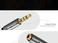 QGEEM 3.5mm Audio Splitter Cable for Computer Jack 3.5mm 1 Male to 2 Female Mic Y Splitter AUX Cable Headset Splitter Adapter