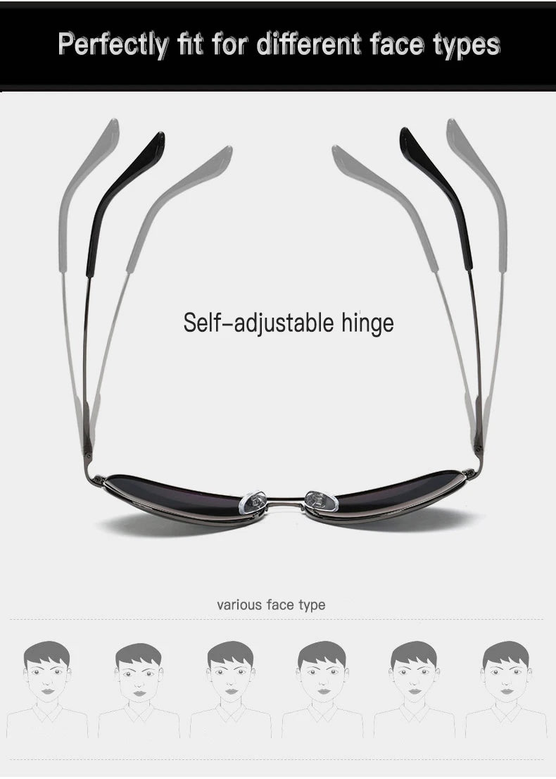 Myopia sunglasses diopter Polarized oversize prescription aviation sun glasses for nearsighted men women SPH CYL myopic shades