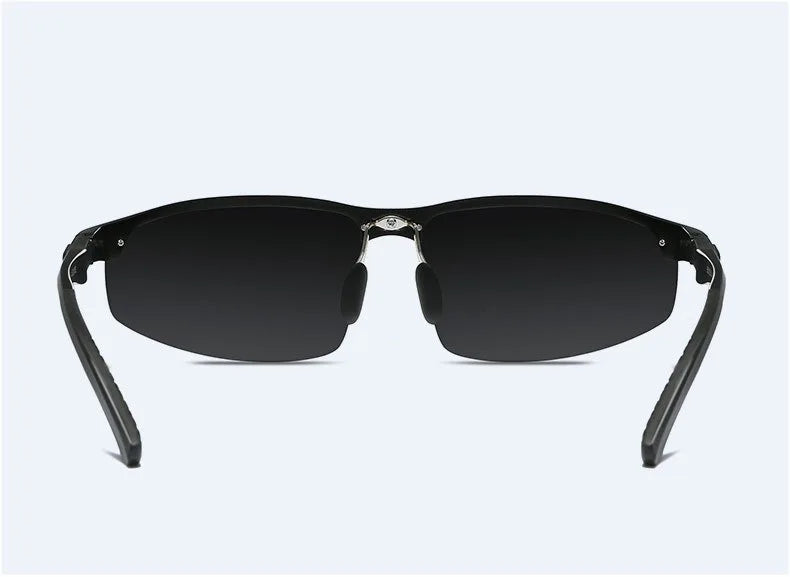 Men's aluminum magnesium sunglasses  driving color changing polarizer 3121