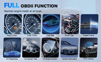 MUCAR VO6 All Cars Lifetime Free Full System 28 Resets Obd2 Diagnostic Tools ECU Coding Bi-directional Scan Obd 2 Auto Scanner