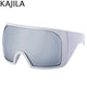 Oversized Punk Shield Sunglasses Women Men Big Frame 2025 Luxury Brand Steampunk Mask Sun Glasses For Ladies Sports Goggle UV400